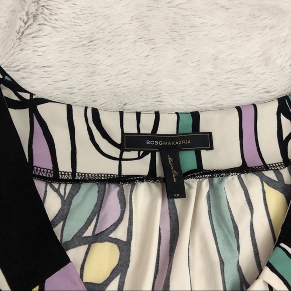 BCBGMaxAzria Purple/yellow floral dress - Picture 6 of 9